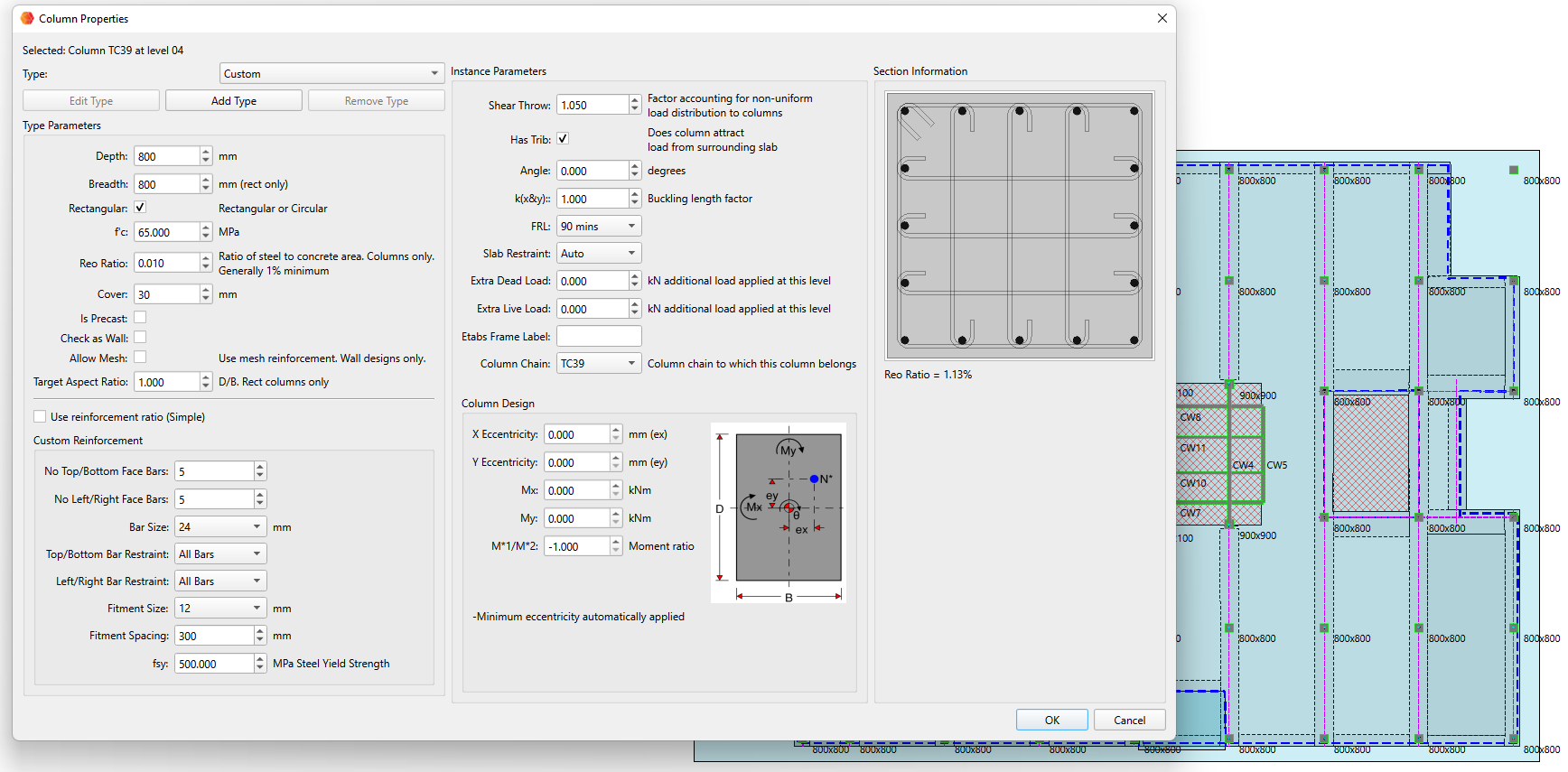 Structural design results in Tribli